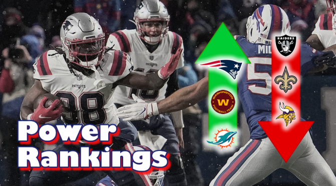 NFL Power Rankings heading into the fourth quarter of the 2021 season: